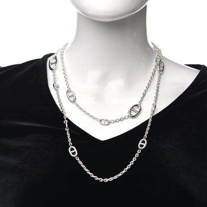 Hermes Sterling Silver Farandole Necklace 120 2 of 5