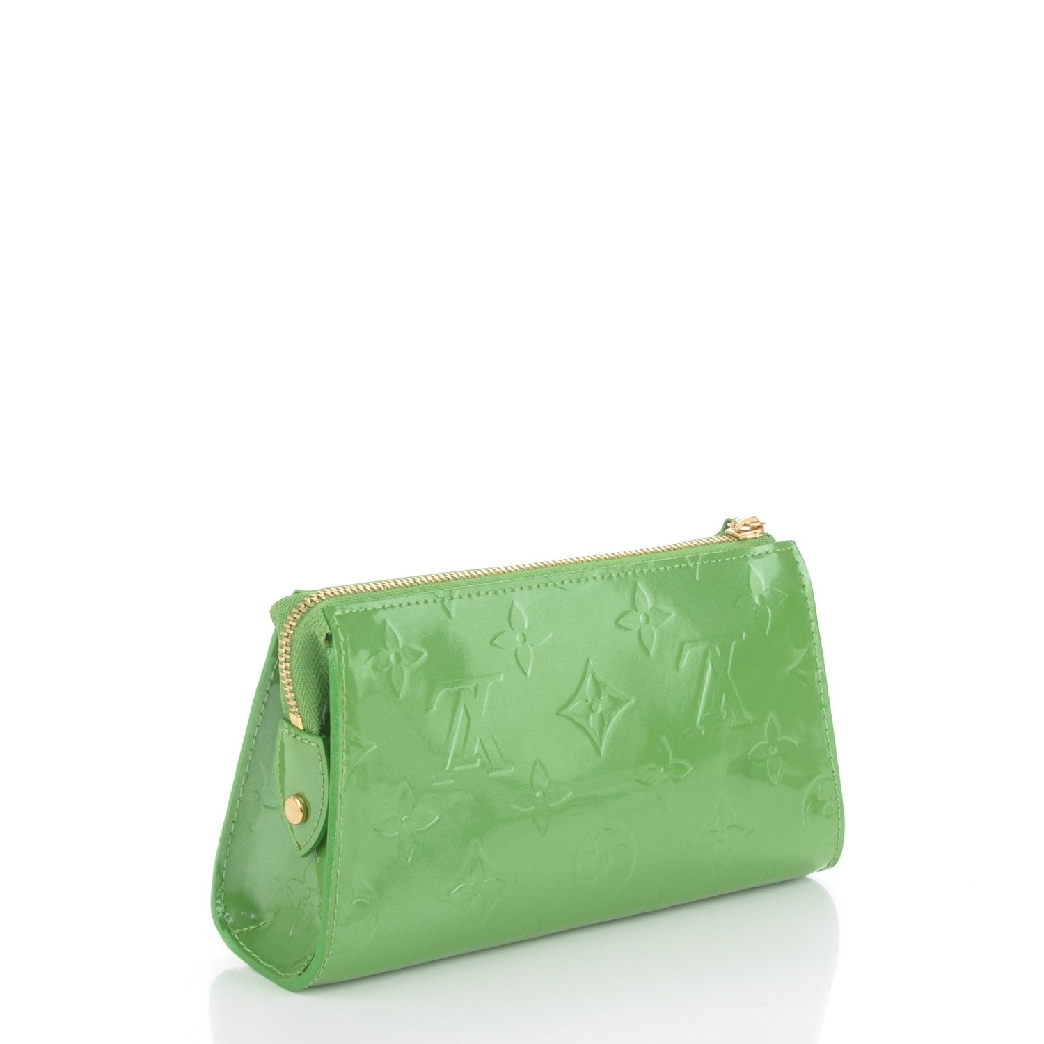Louis Vuitton Vernis Trousse Cosmetic Pouch Vert Tonic 3 of 8