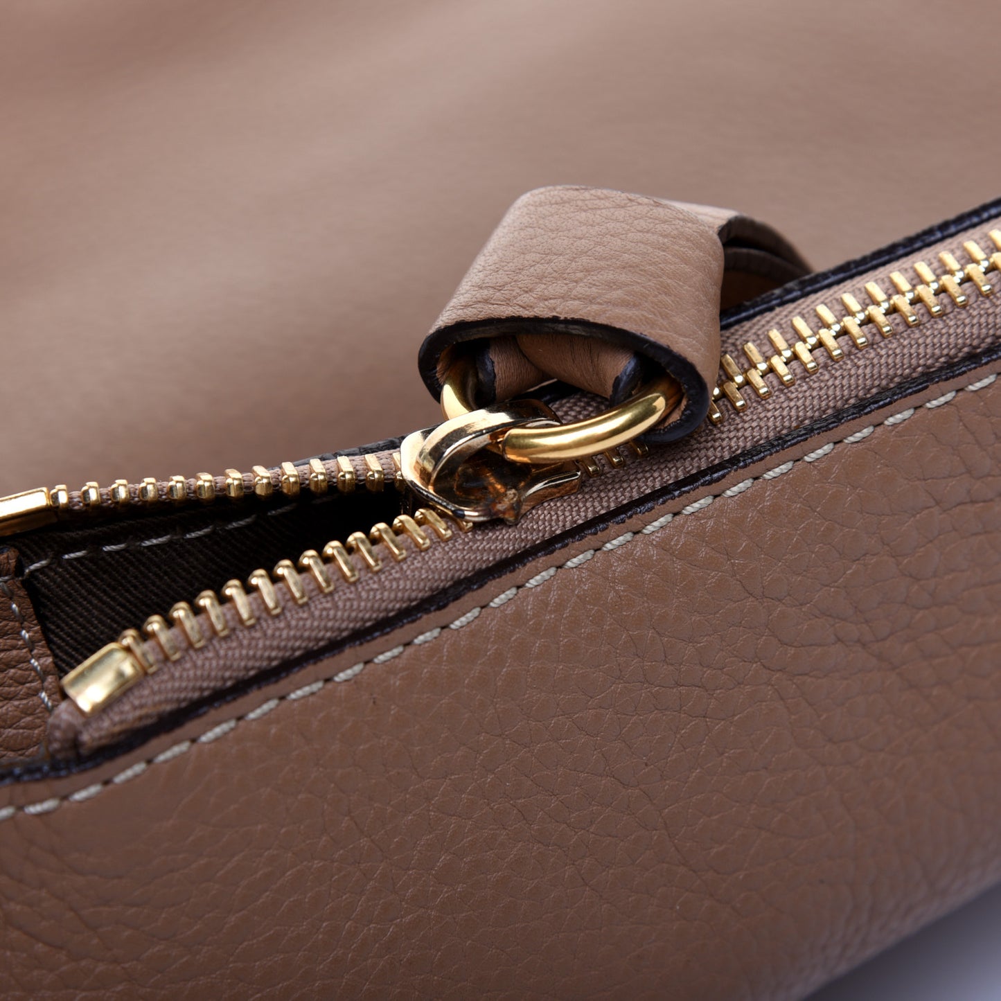 Calfskin Medium Marcie Hobo Nut