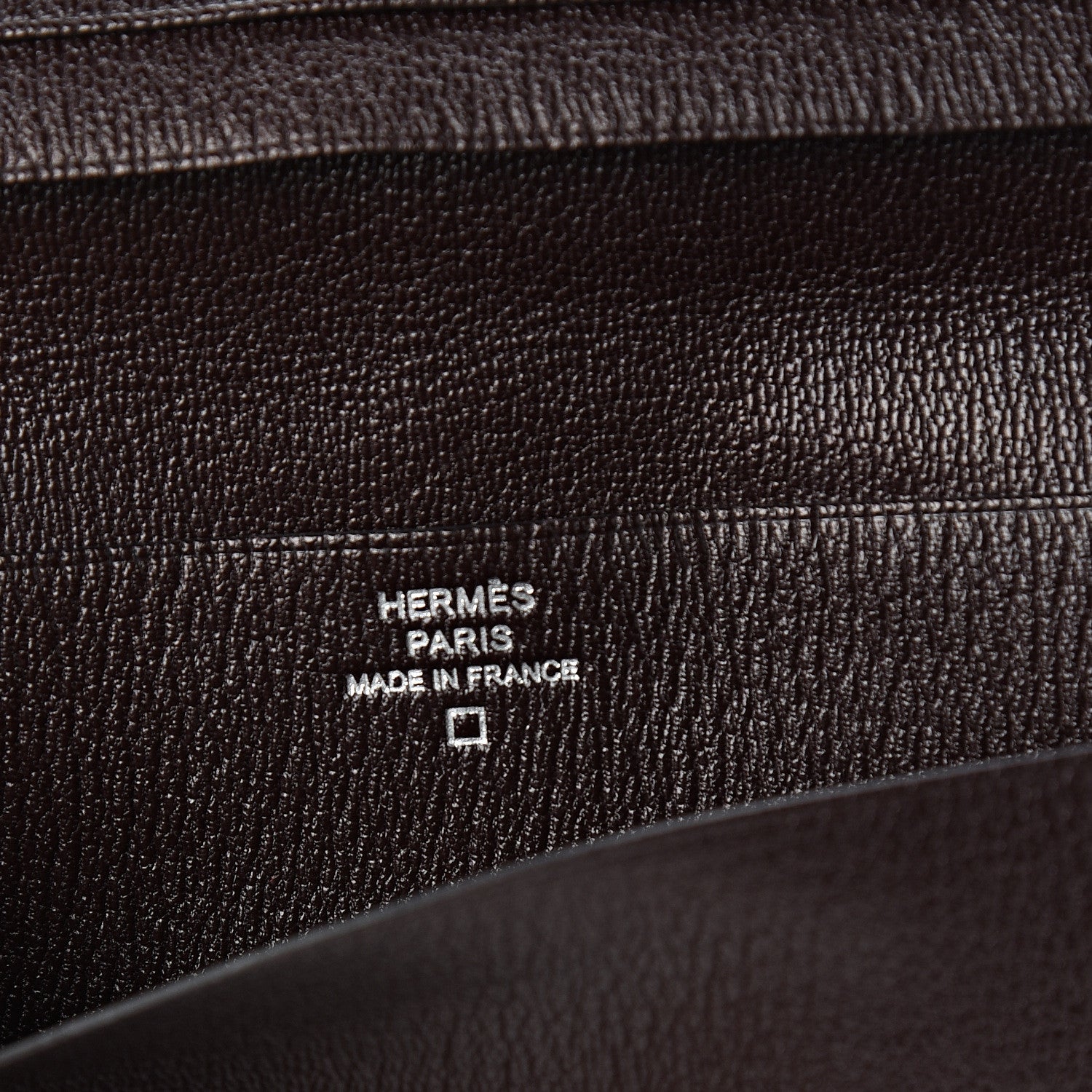 Hermes Shiny Alligator MC2 Fleming Checkbook Holder Wallet Bordeaux 5 of 6