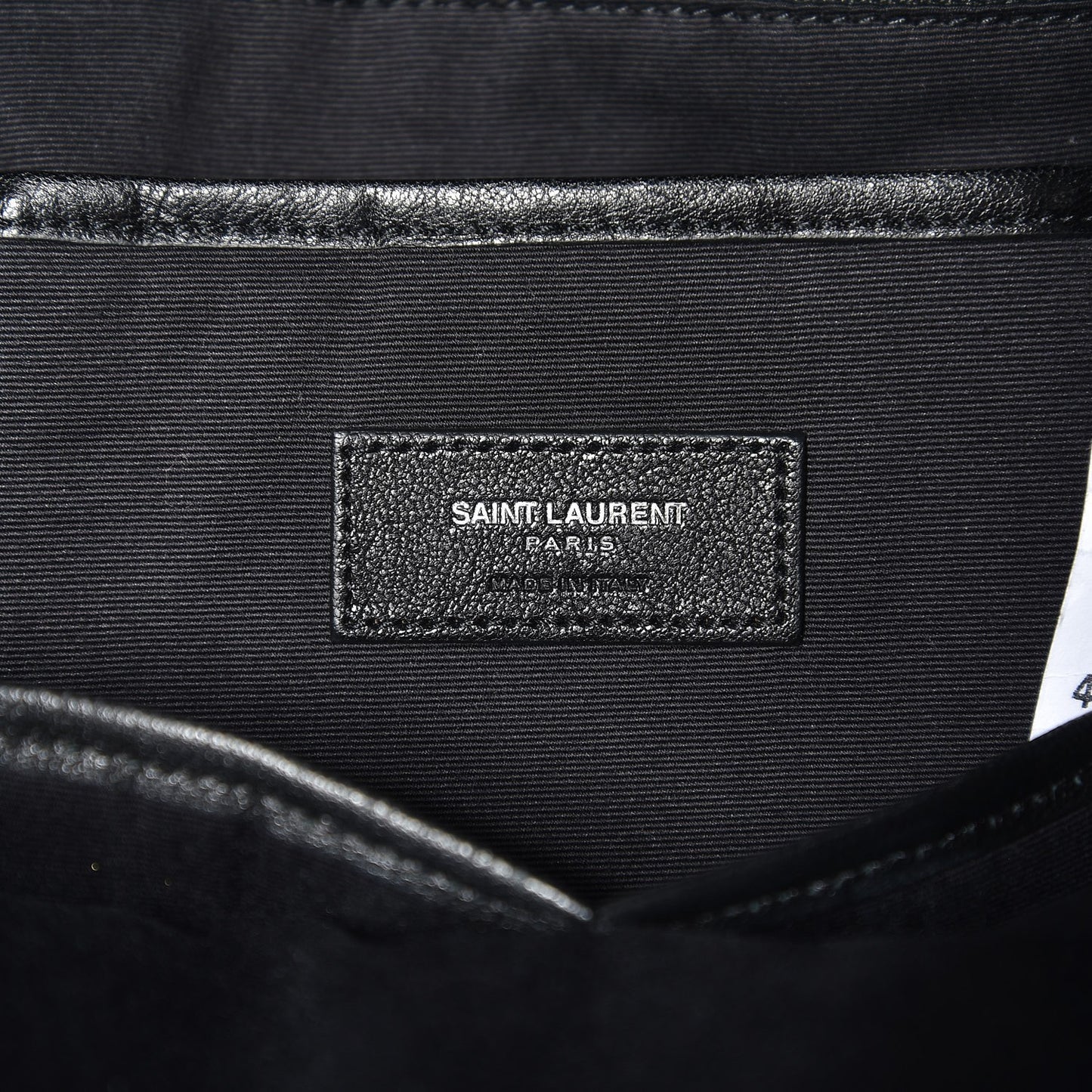 Sheepskin Mini Love Appliqué City Backpack Black