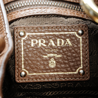 Prada Vitello Daino Hobo Caramel 7 of 17