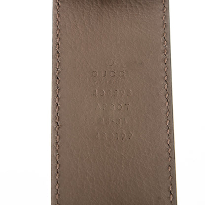 Gucci Calfskin Double G 40mm Belt 85 34 Porcelain Rose 4 of 5