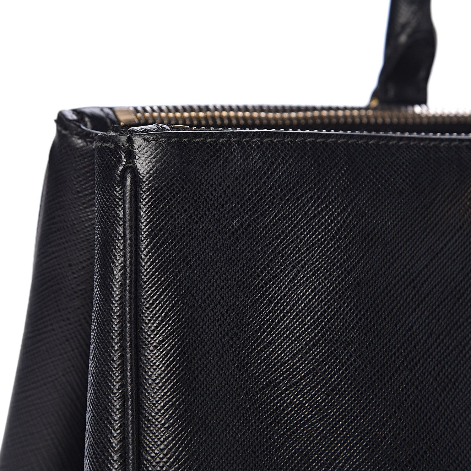 Prada Saffiano Large Galleria Double Zip Tote Black 12 of 20
