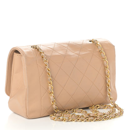 Chanel Lambskin Quilted Medium Single Flap Beige 3 of 10