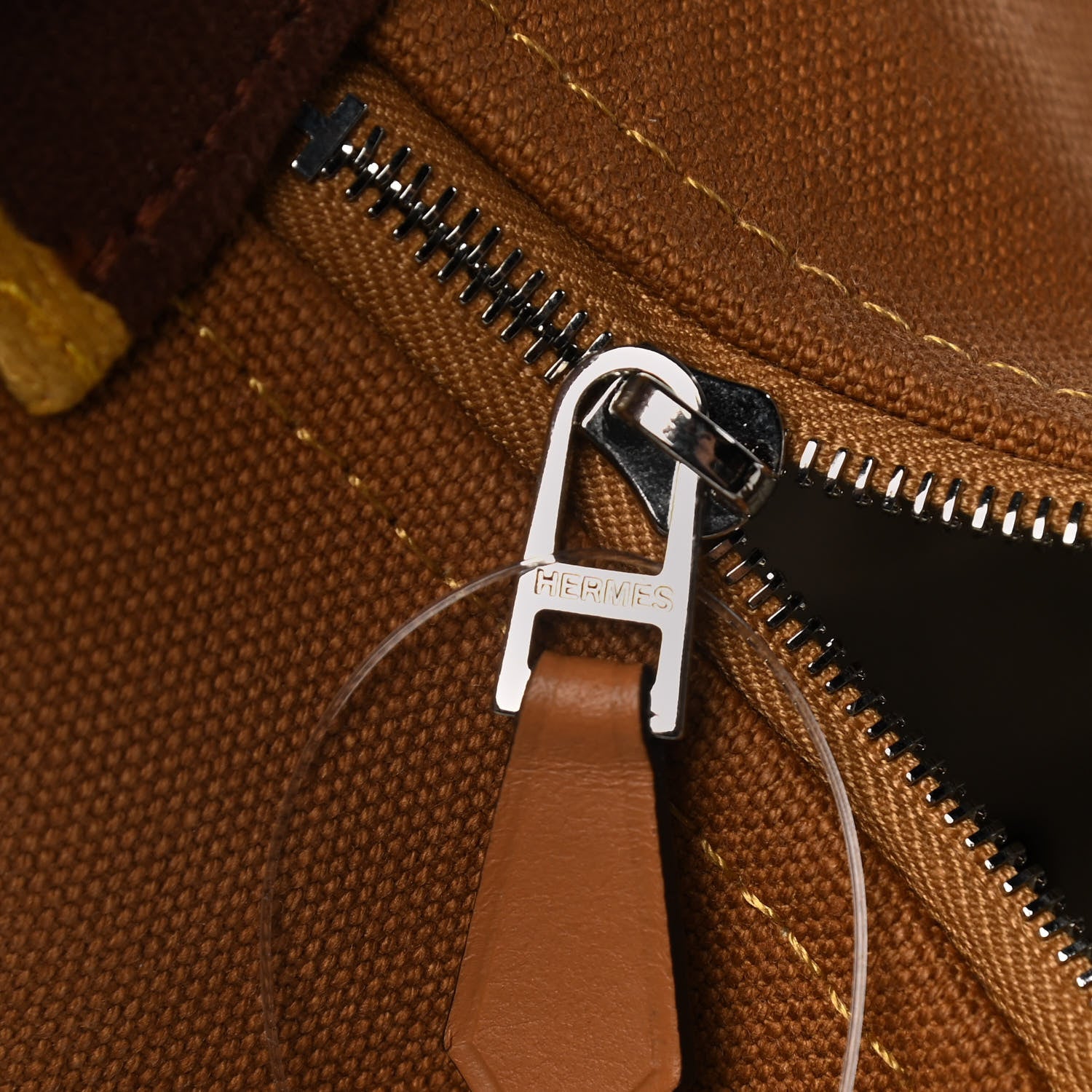 Hermes Canvas Large Bride-A-Brac Pouch 9 of 16