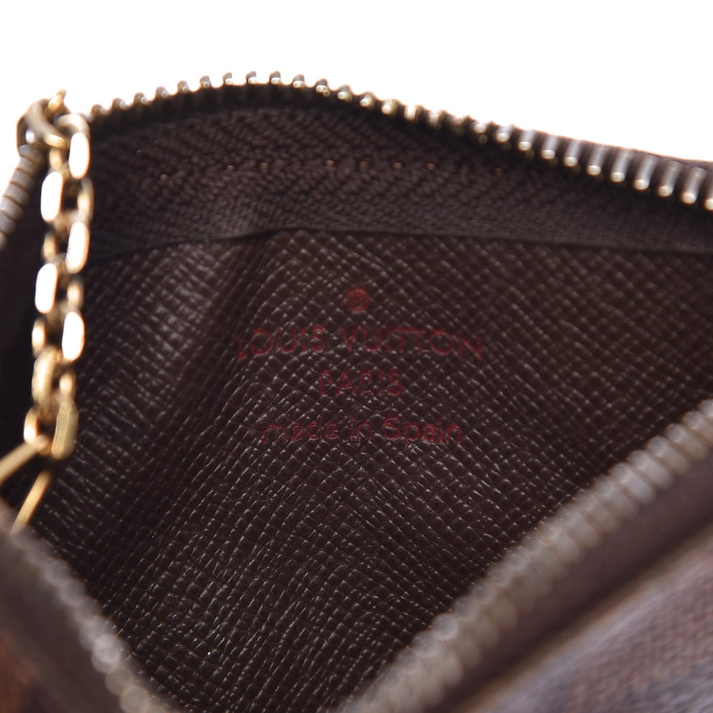 Damier Ebene Key Pouch