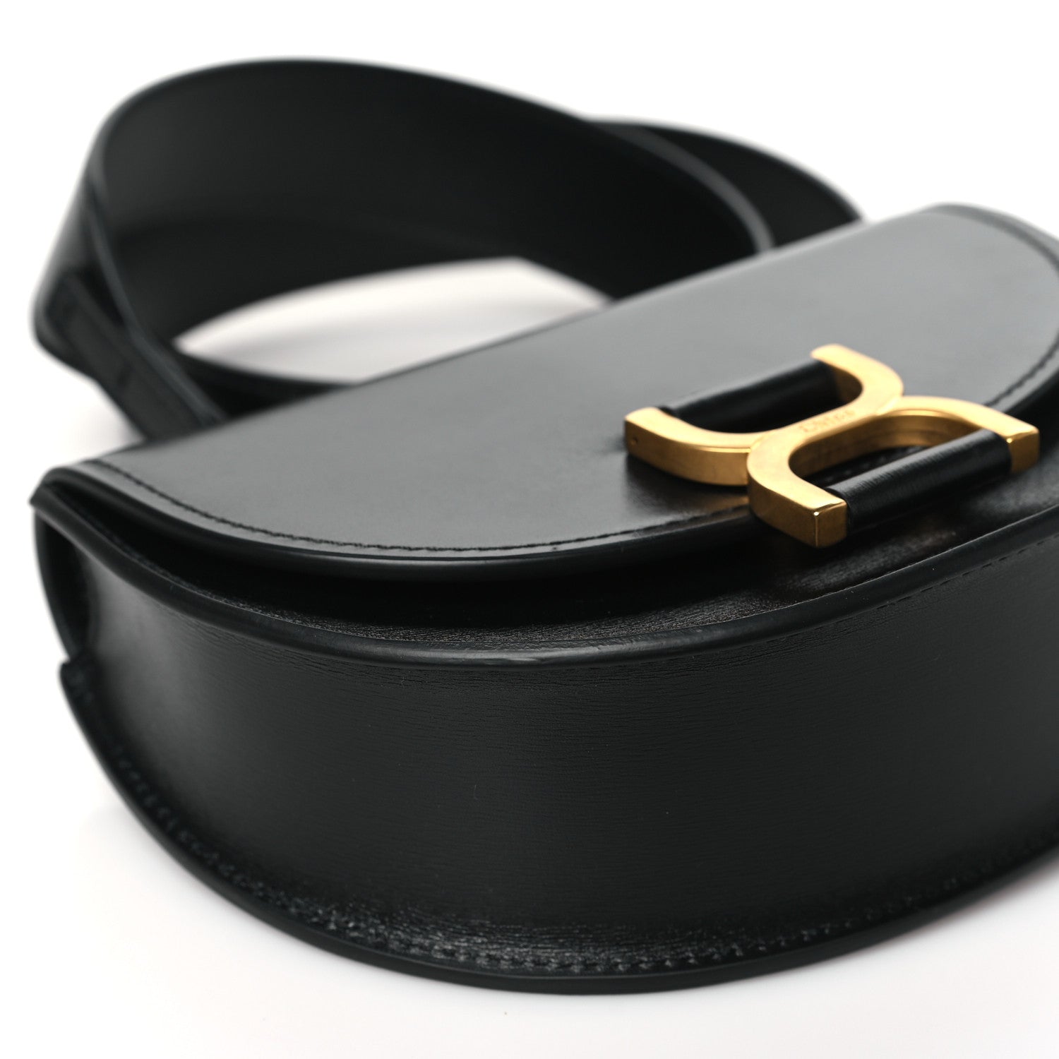 Chloe Smooth Calfskin Mini Marcie Flap Bag Black 9 of 10
