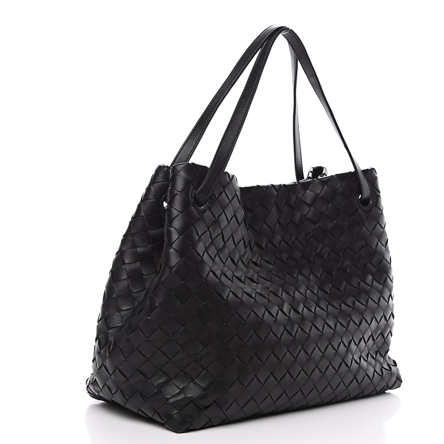Nappa Intrecciato Tote Bag Black