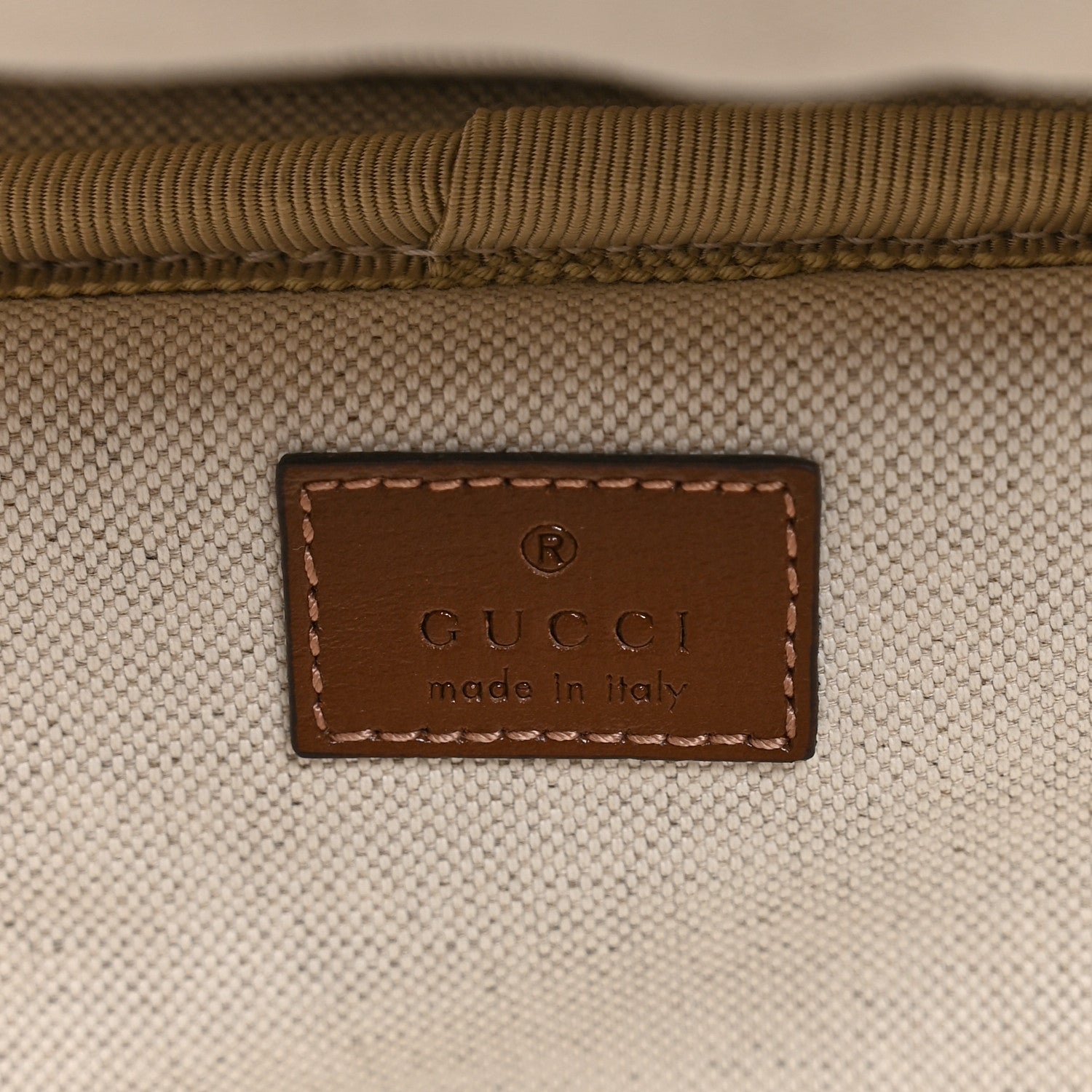 Gucci GG Supreme Monogram Azalea Calfskin Retro Interlocking G Carry On Trolley Beige Ebony Brown Sugar 8 of 11