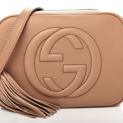 Gucci Pebbled Calfskin Small Soho Disco Bag Camelia 10 of 10