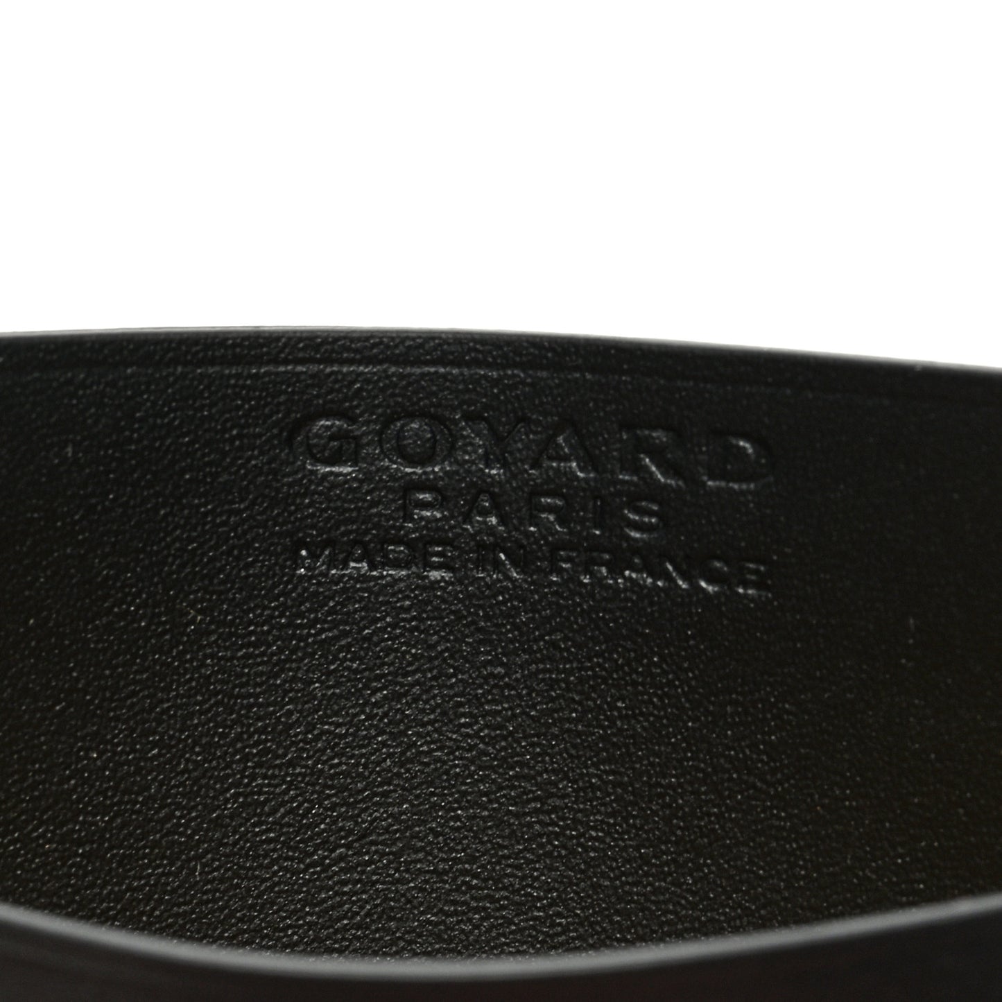 Goyardine Saint Sulpice Card Holder Black