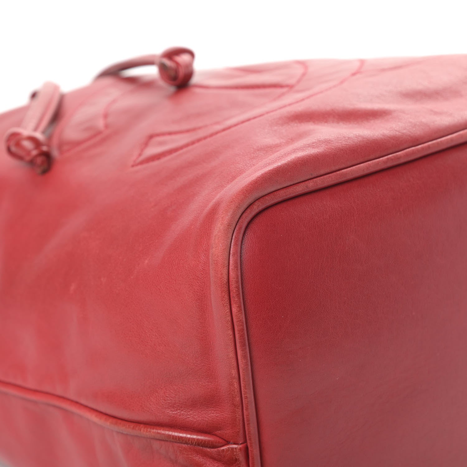 Chanel Lambskin CC Drawstring Backpack Red 10 of 18