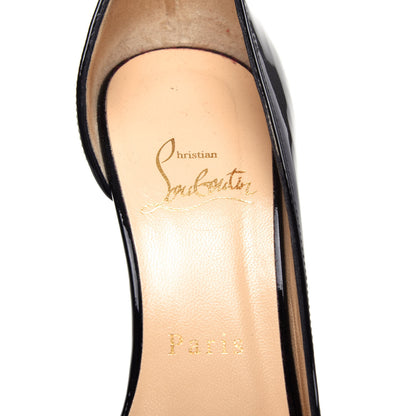 Christian Louboutin Patent Iriza 100 Pumps 37 Black 8 of 12