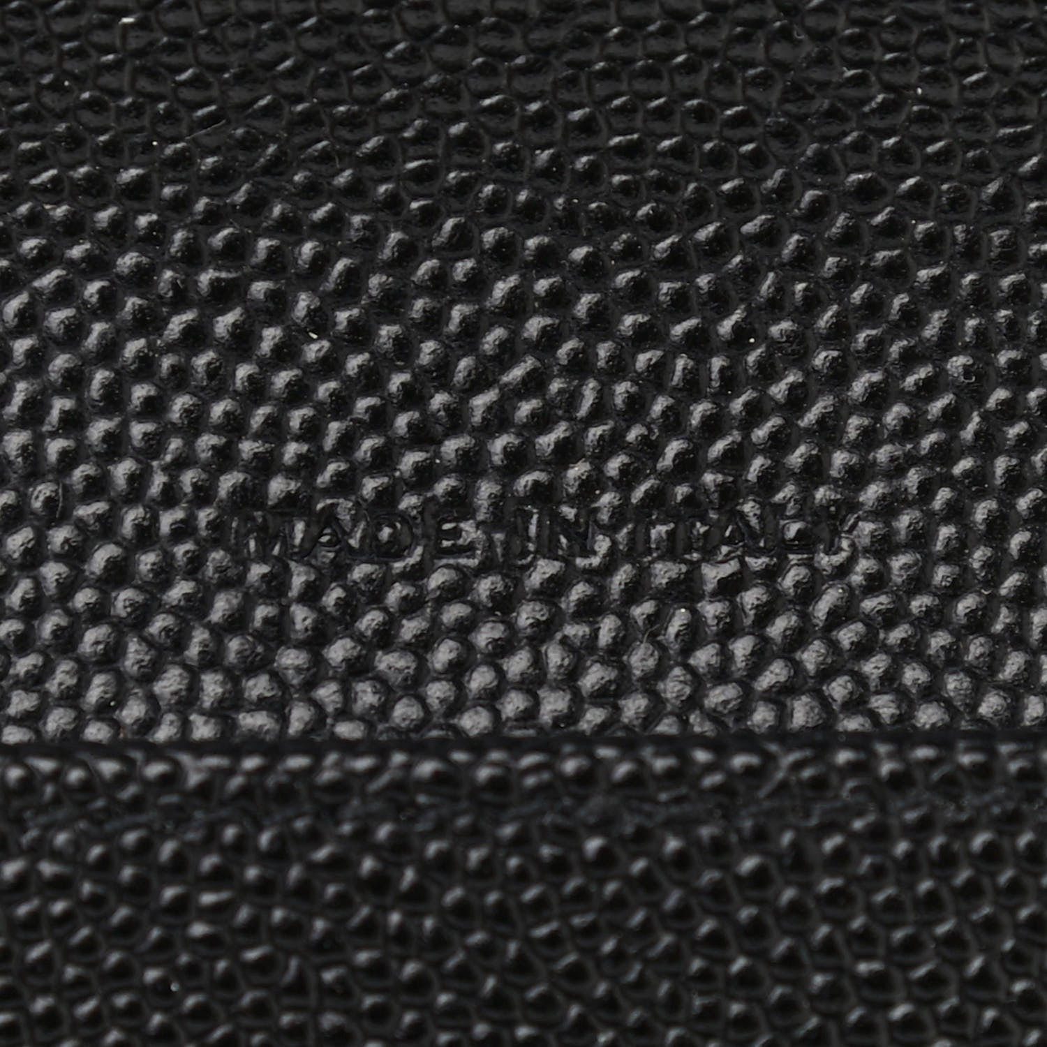 Saint Laurent Grain De Poudre Matelasse Chevron Small Monogram Passport Case Black 5 of 6