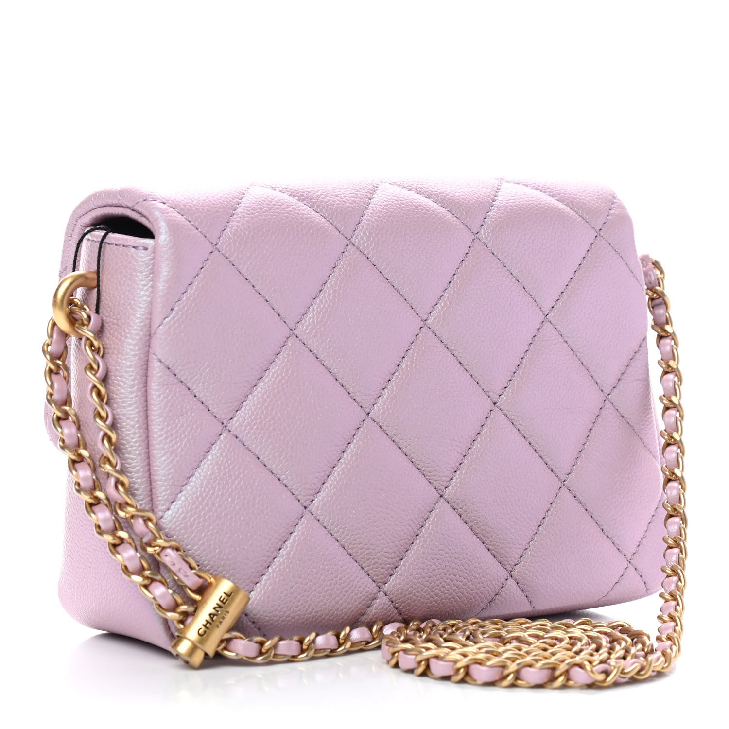 Chanel Iridescent Caviar Quilted Mini My Perfect Flap Pink 3 of 9