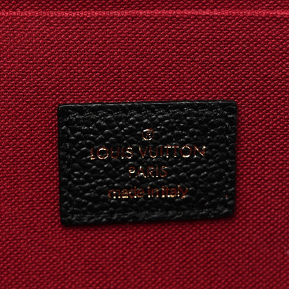 Louis Vuitton Empreinte Monogram Giant Felicie Pochette Black Beige 7 of 11