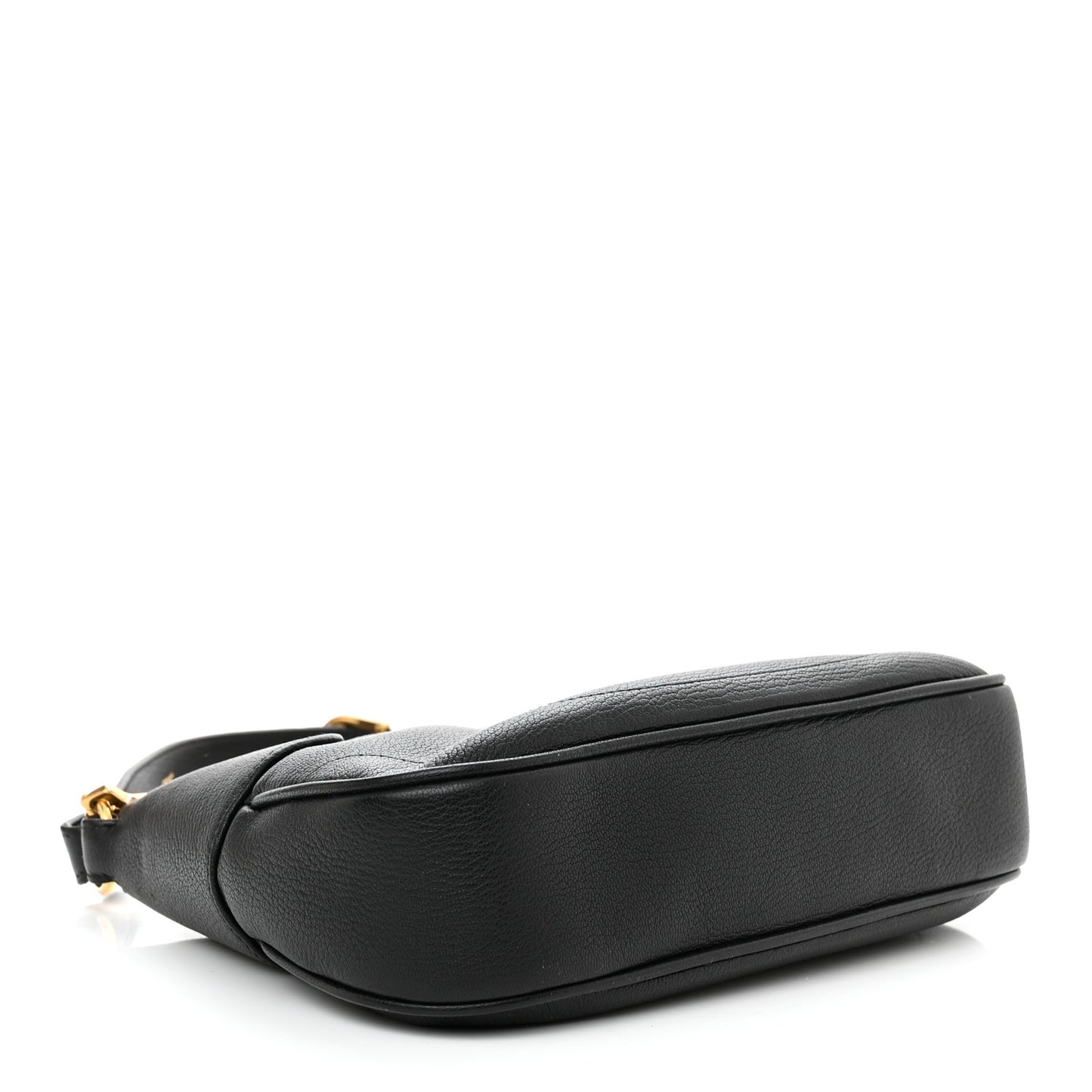 Goatskin Small Aphrodite Shoulder Bag Black