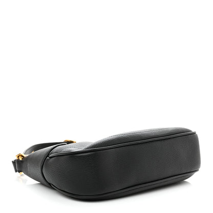 Gucci Goatskin Small Aphrodite Shoulder Bag Black 4 of 10