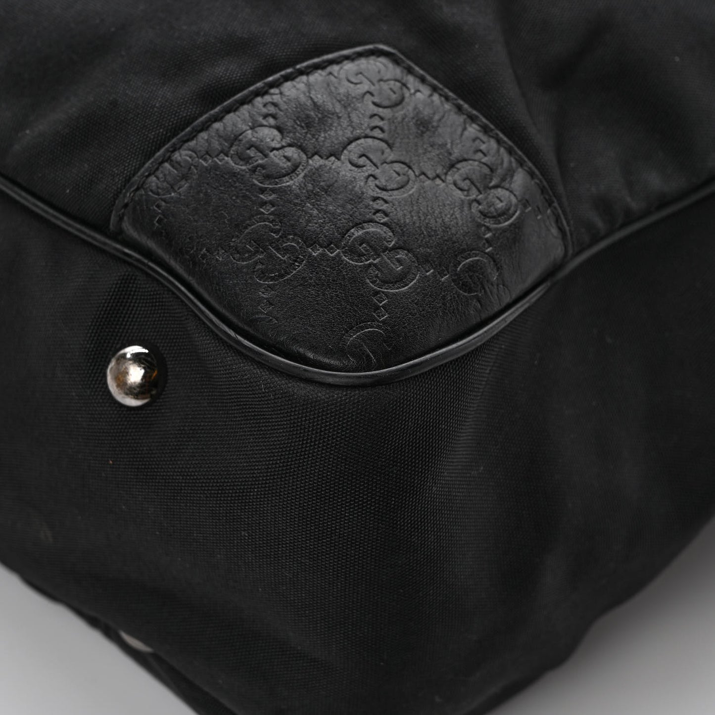 Guccissima Nylon Briefcase Black