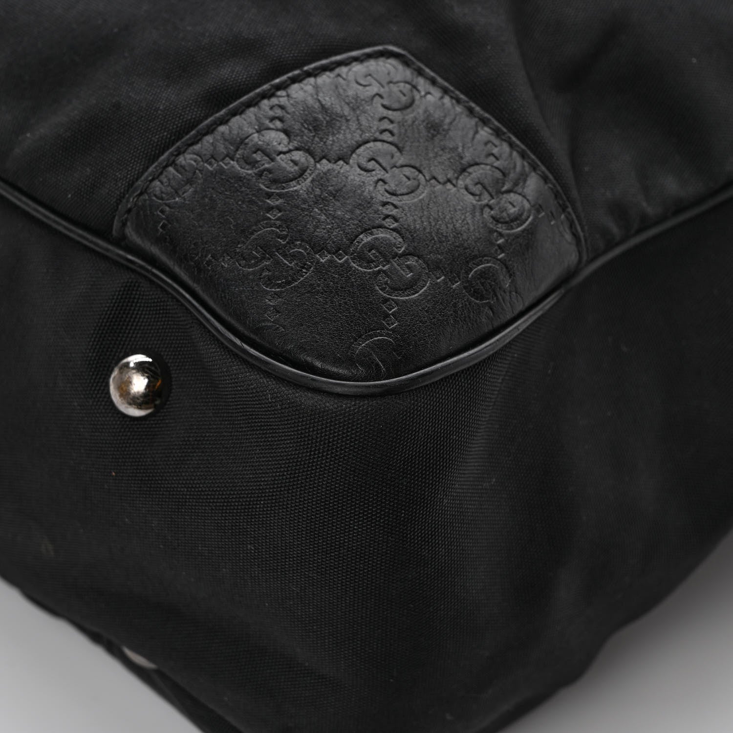 Gucci Guccissima Nylon Briefcase Black 11 of 12