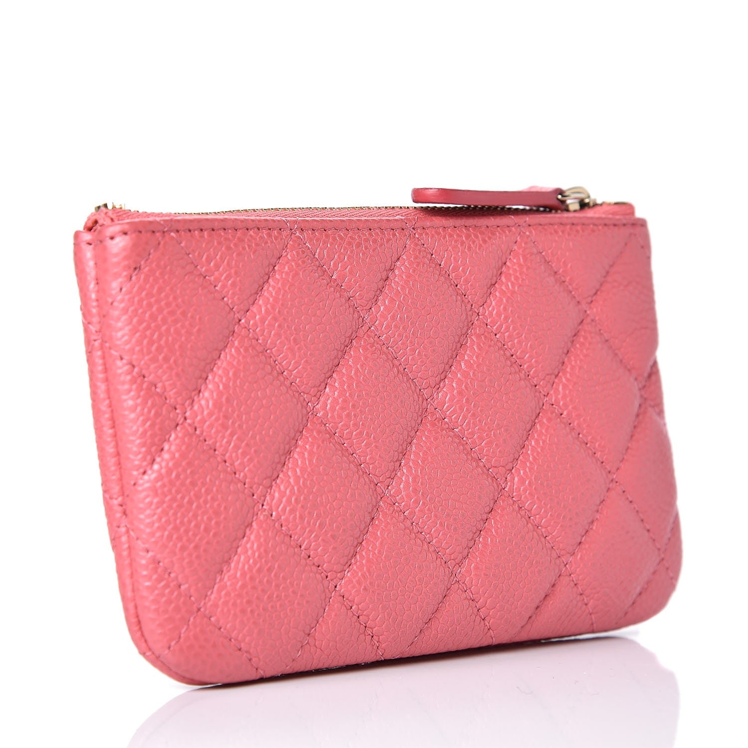 Chanel Caviar Quilted Small Cosmetic Case Pink 3 of 8