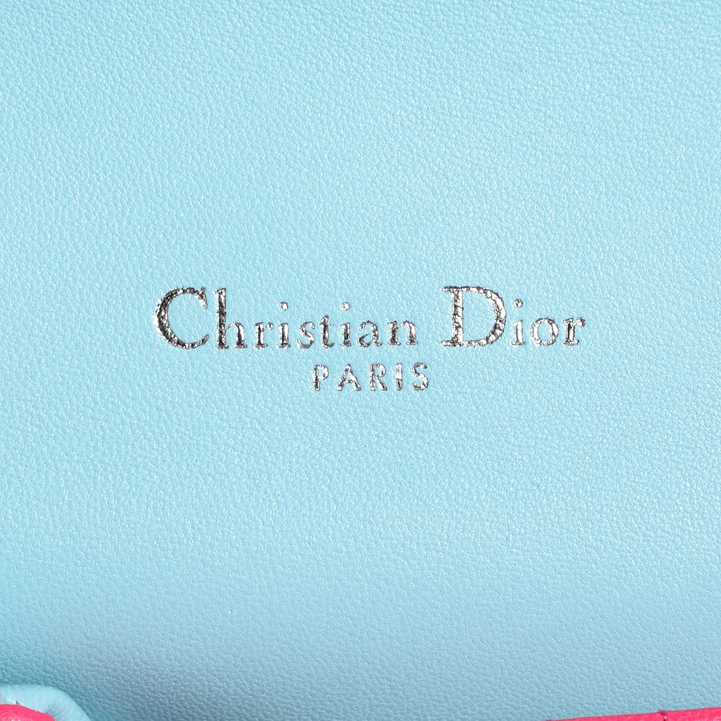 Lambskin Cannage Large Miss Dior Flap Cupcake Blue