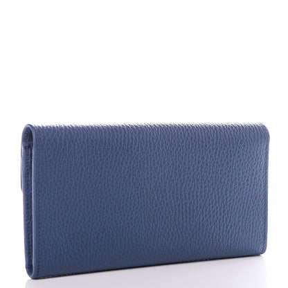 Gucci Dollar Calfskin Icon Continental Wallet Caspian 2 of 8