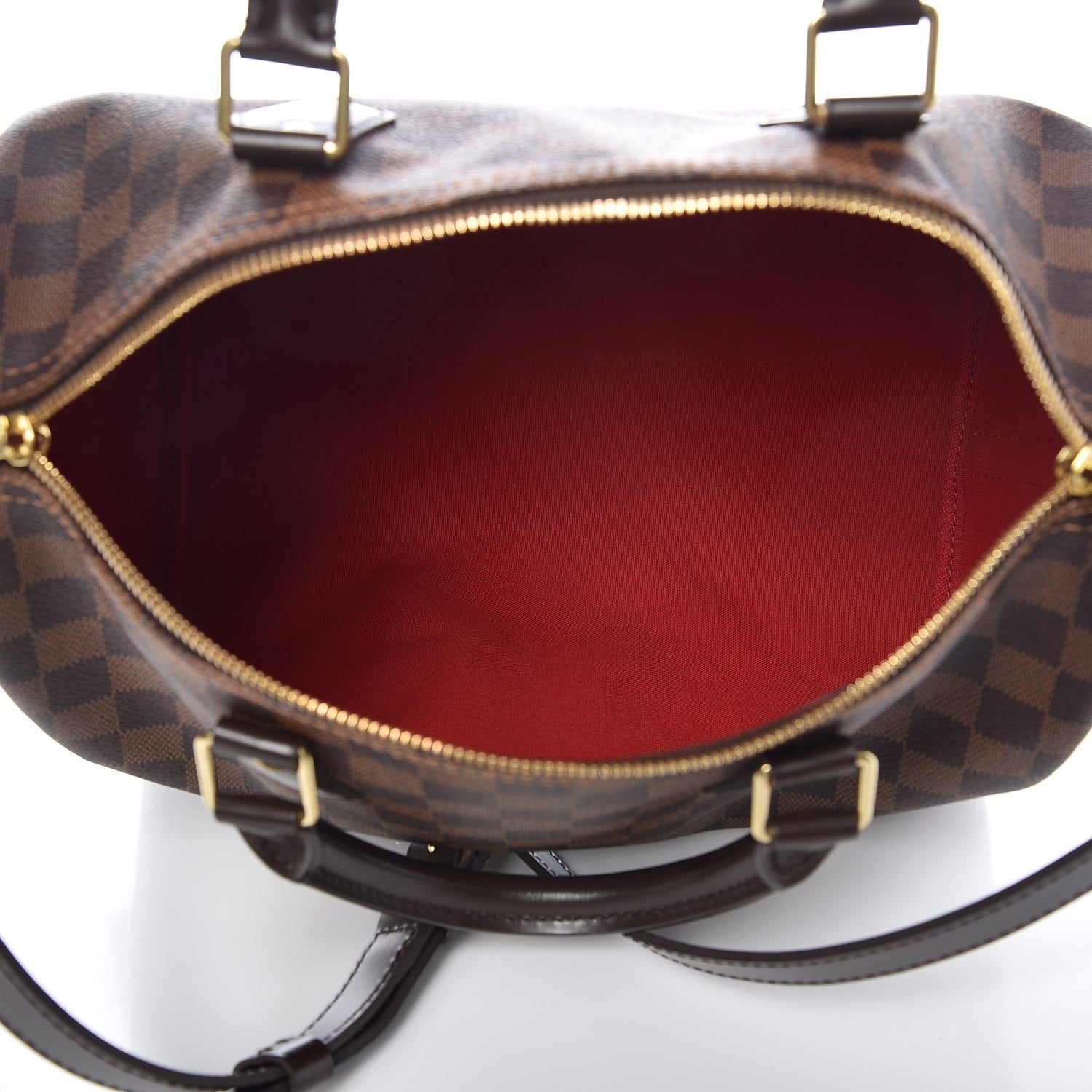 Louis Vuitton Damier Ebene Speedy Bandouliere 30 7 of 9