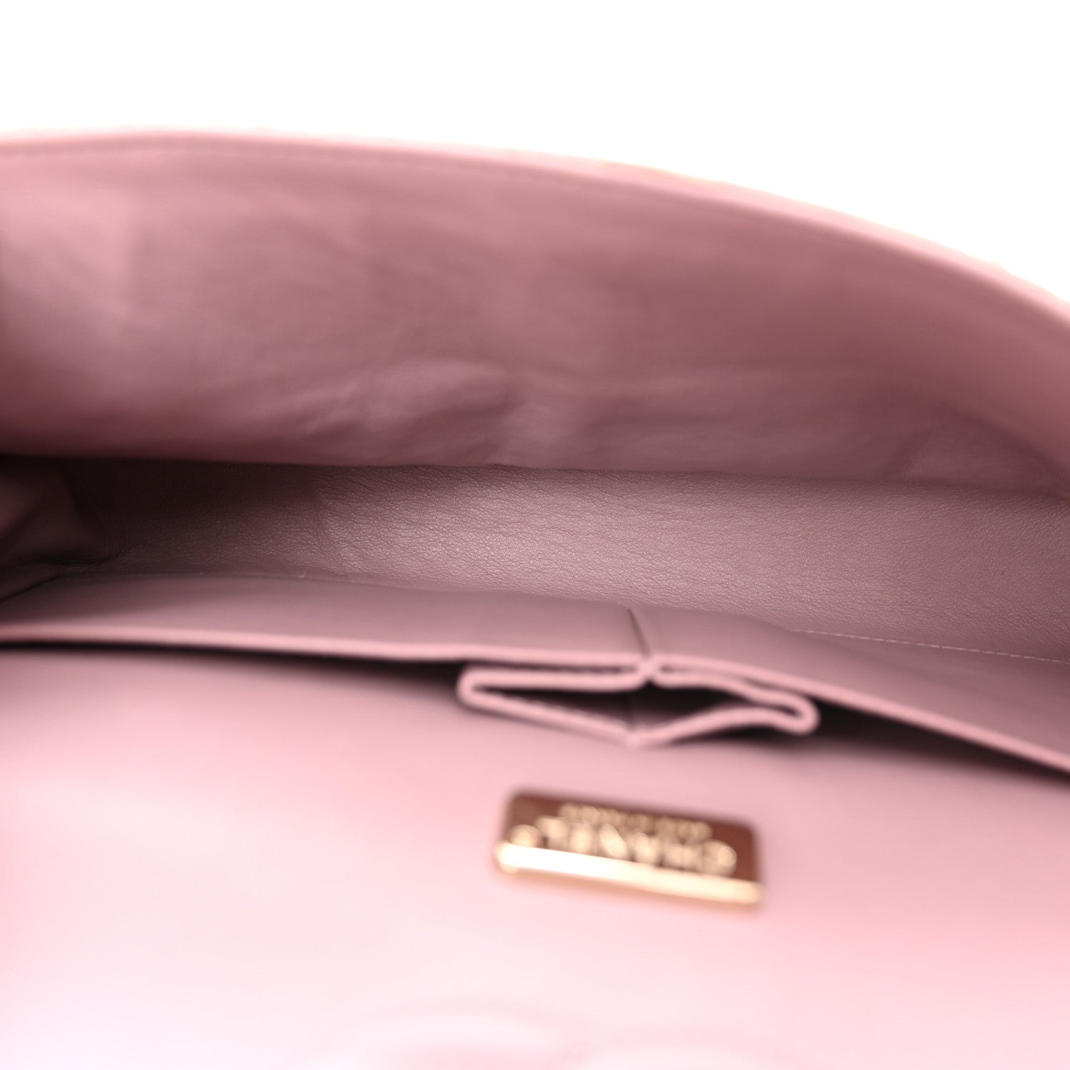 Chanel Metallic Snakeskin Medium Double Flap Pink 5 of 10