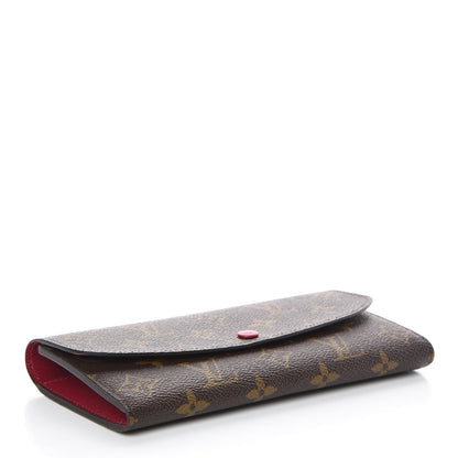 Louis Vuitton Monogram Emilie Wallet Fuchsia 4 of 9