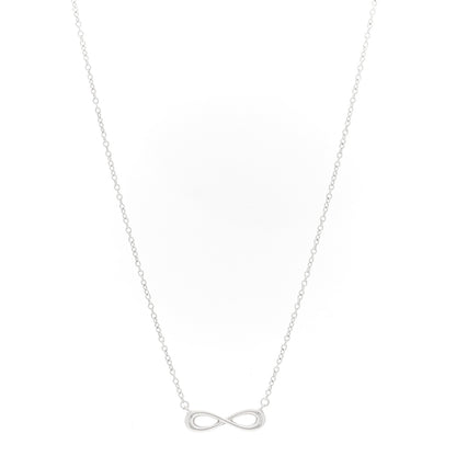Tiffany Sterling Silver Mini Infinity Pendant Necklace 1 of 4