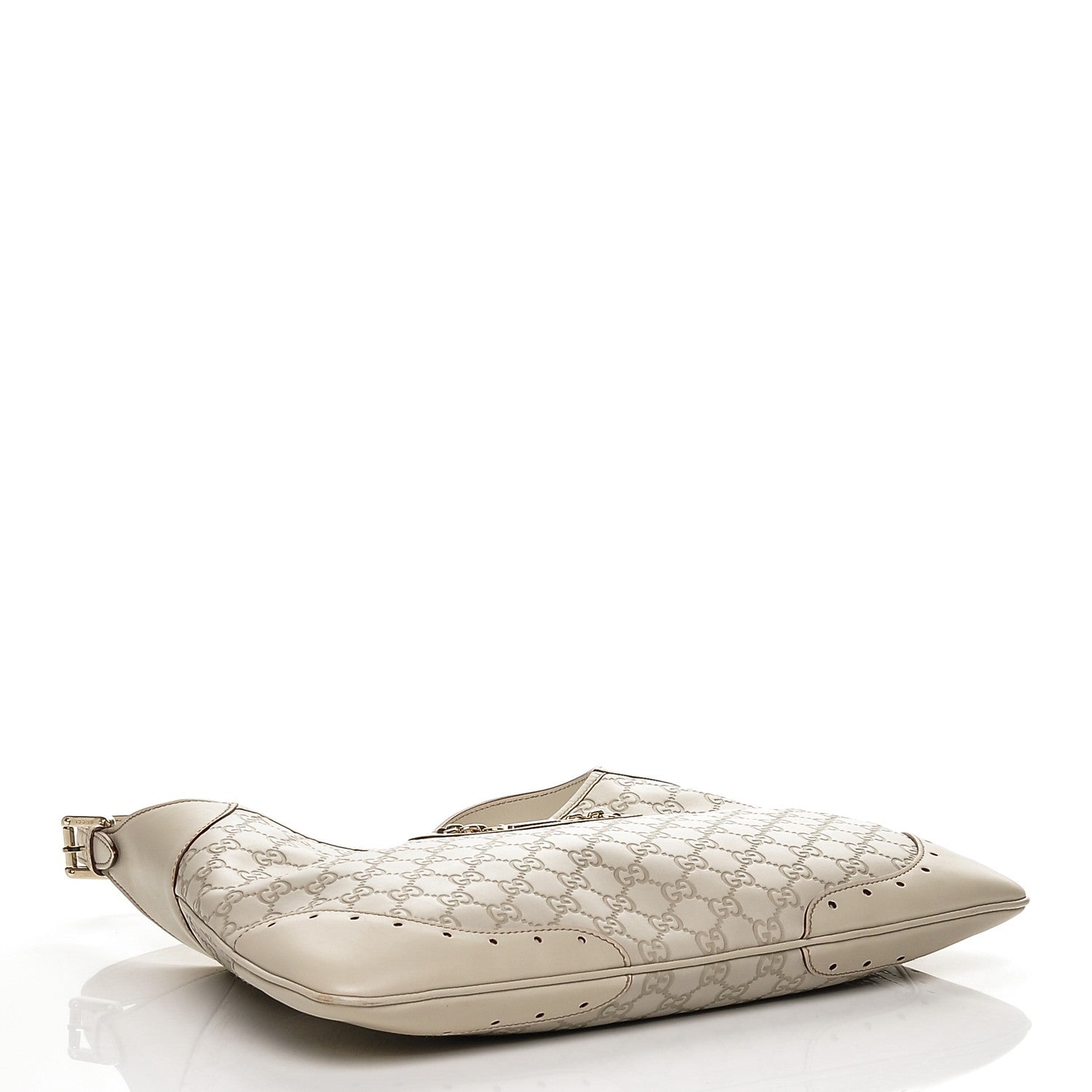 Gucci Guccissima Punch Hobo Off White 4 of 6