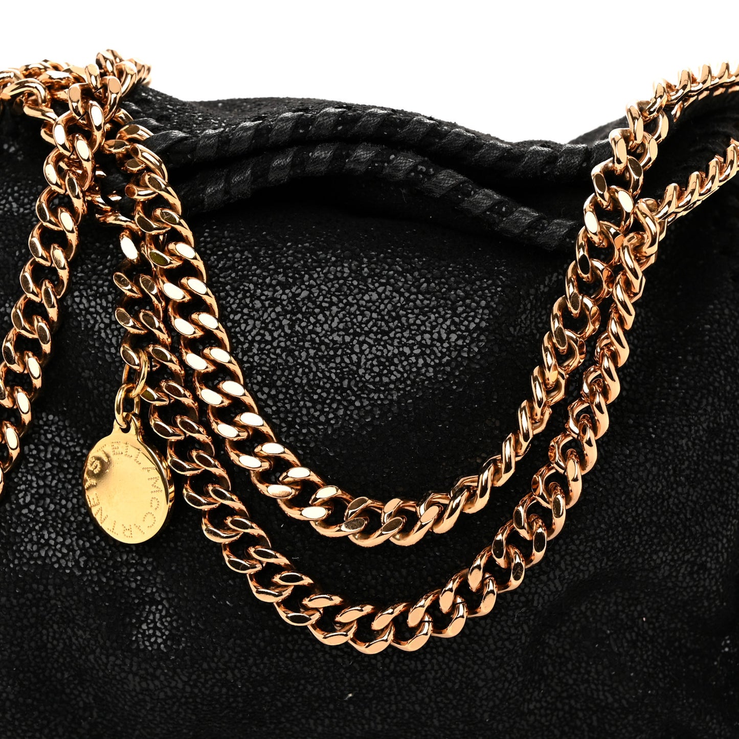 Shaggy Deer Tiny Falabella Tote Black