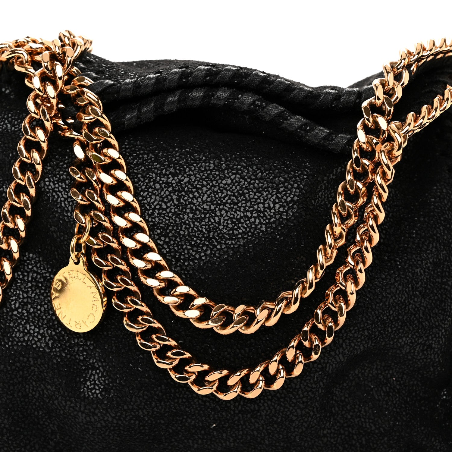 Stella McCartney Shaggy Deer Tiny Falabella Tote Black 8 of 10