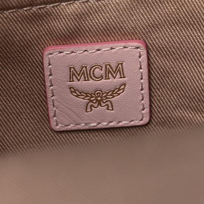 MCM Visetos X-Mini Patricia Backpack Powder Pink 7 of 10