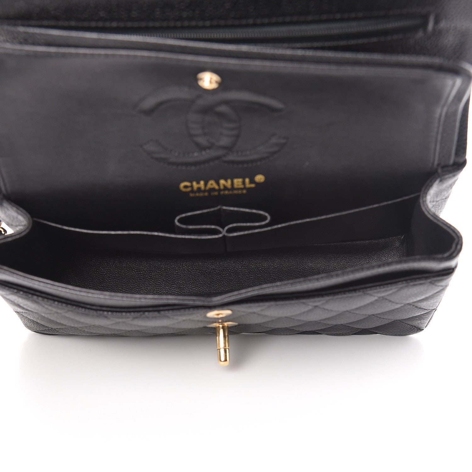 Chanel Caviar Quilted Small Double Flap Black 5 of 13