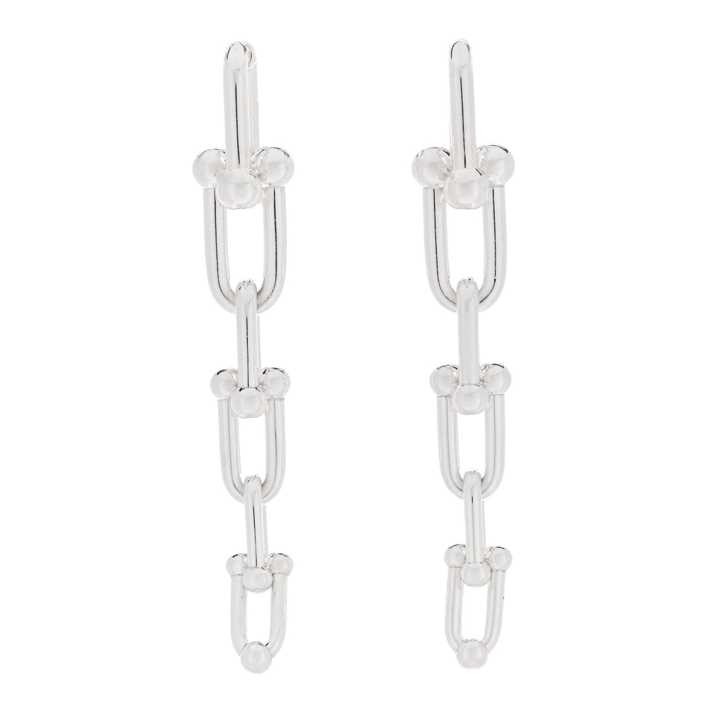 Sterling Silver HardWear Graduated Link Earrings