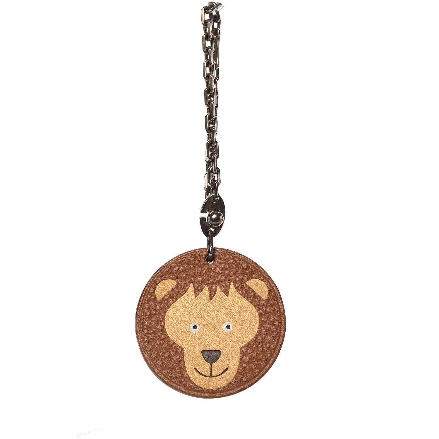 Hermes Togo Lion Bag Charm Gold 1 of 4
