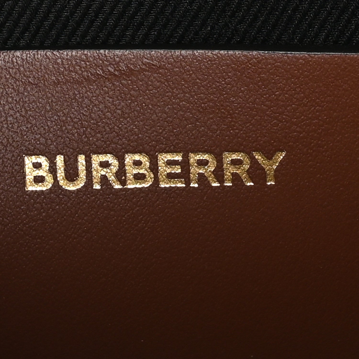 Burberry E-Canvas Check Calfskin Mini Freya Tote Dark Birch Brown 6 of 9