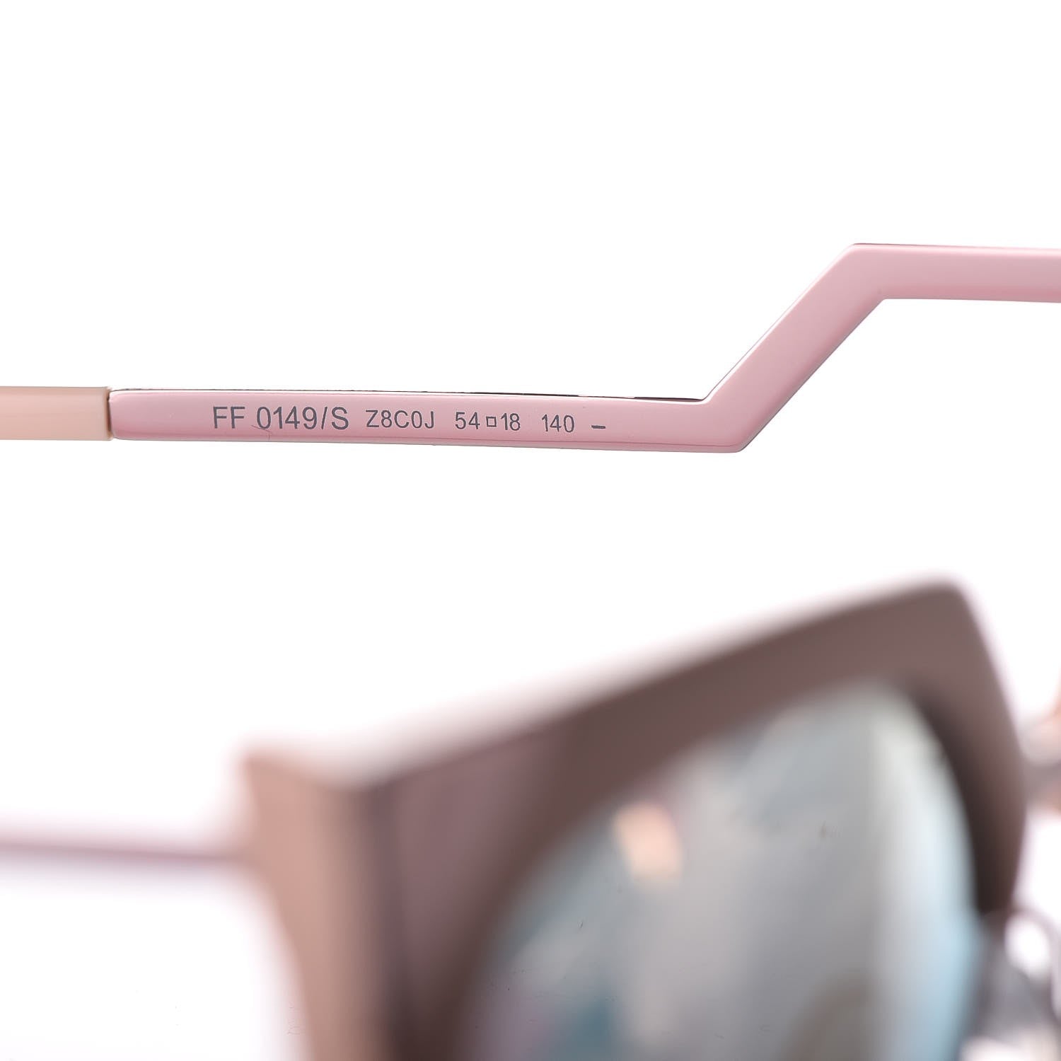 Fendi Cat Eye Iridia Sunglasses FF 0149/S Rose Gold 6 of 7