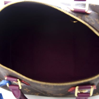 Louis Vuitton Monogram Totem Speedy 30 Magenta 4 of 7