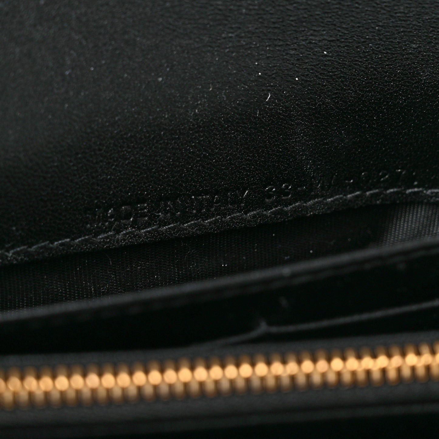 Supple Calfskin Cannage Caro Wallet Black