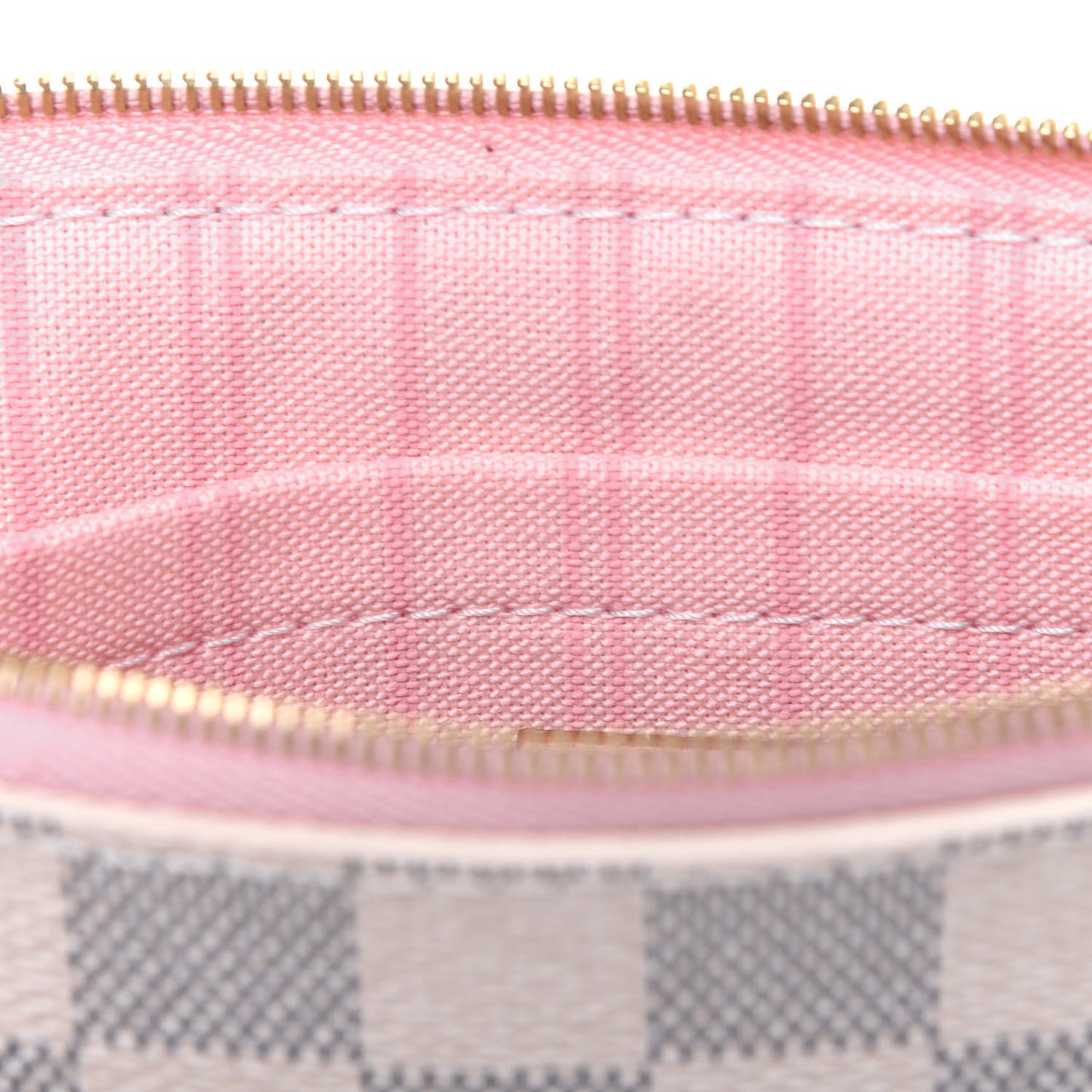 Damier Azur Neverfull MM GM Pochette Rose Ballerine