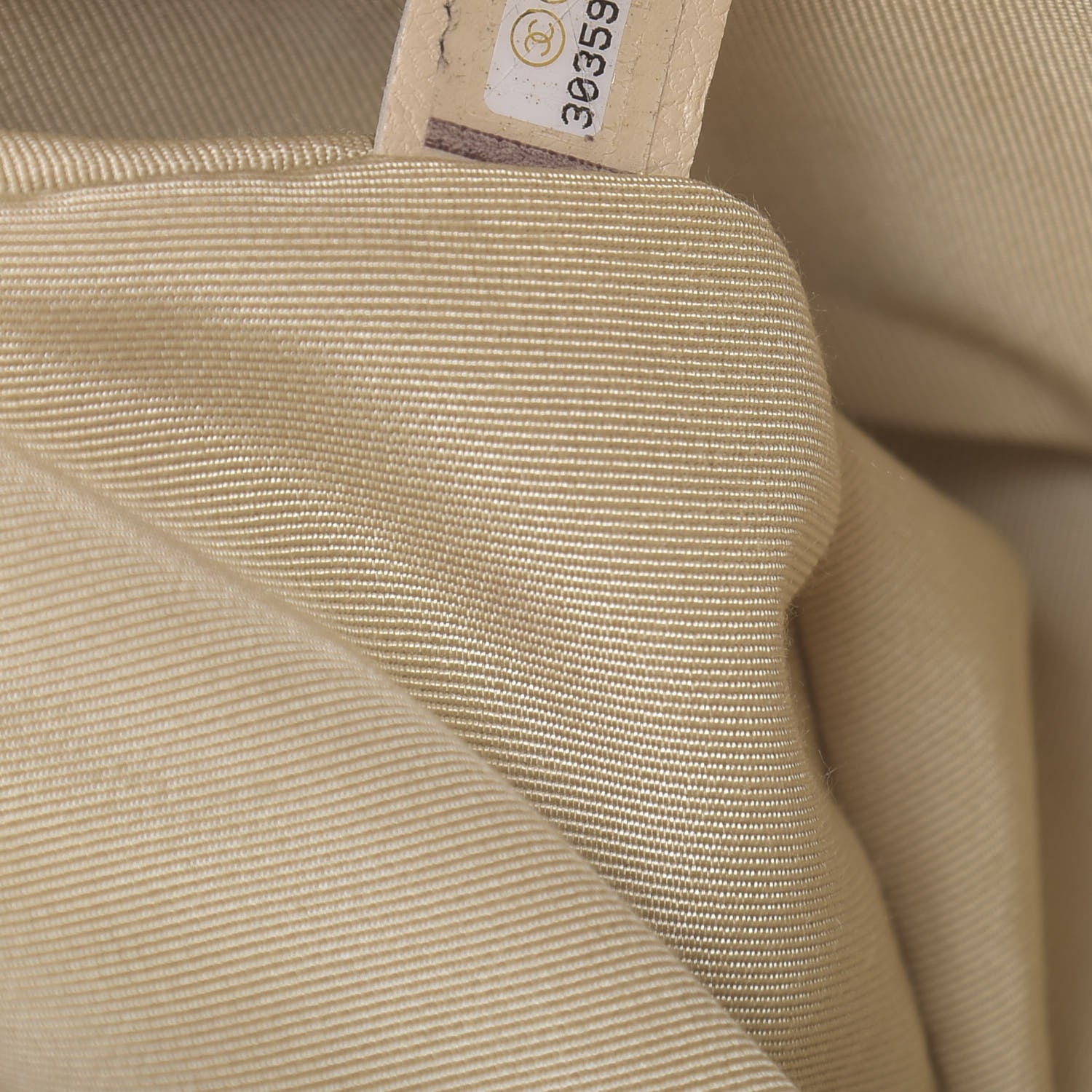 Chanel Goatskin Quilted Large 19 Flap Beige 7 of 11