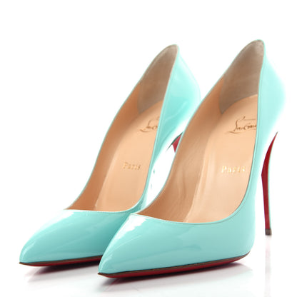 Christian Louboutin Patent Pigalle Follies 100 Pumps 40.5 Opaline 3 of 10
