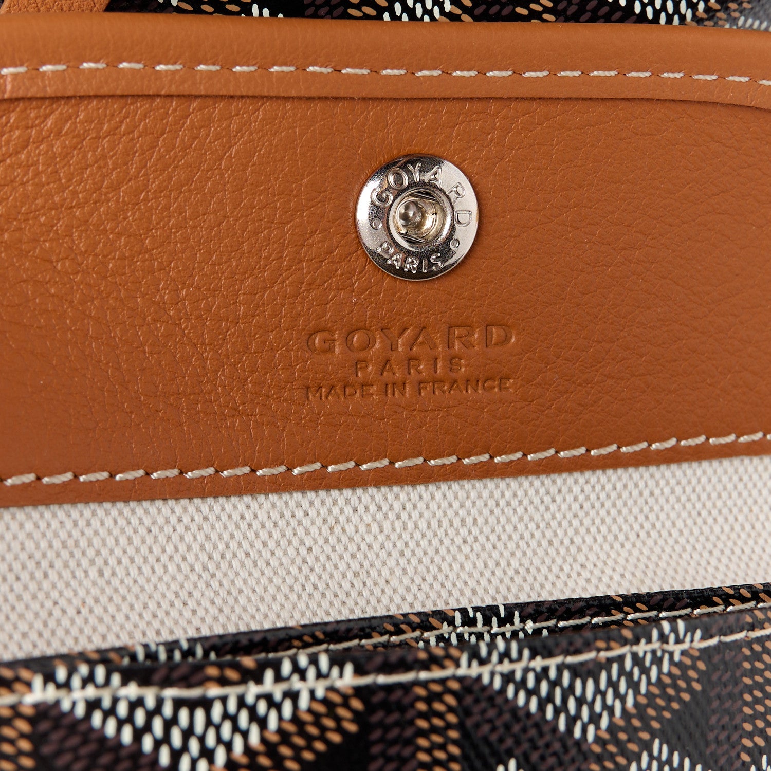 Goyard Goyardine Reversible Mini Anjou Black Gold 13 of 19