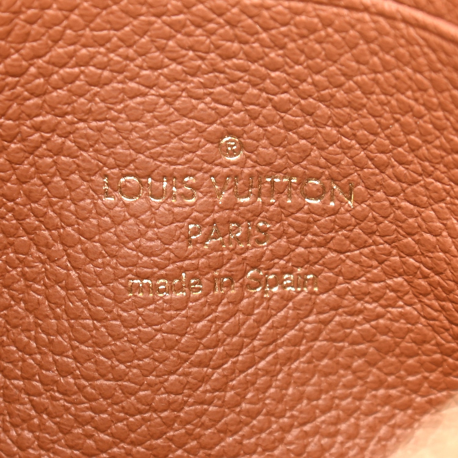 Louis Vuitton Empreinte Monogram Giant Double Zip Pochette Caramel 6 of 8