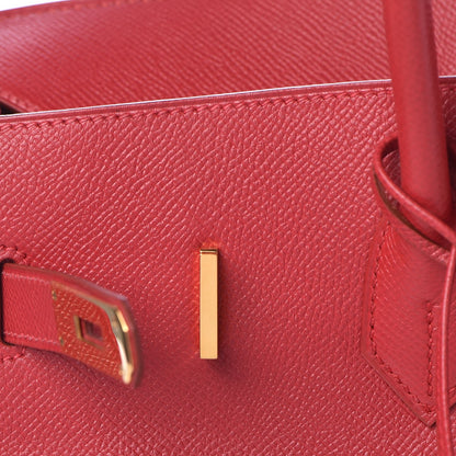 Hermes Courchevel Birkin 35 Rouge Casaque 20 of 35