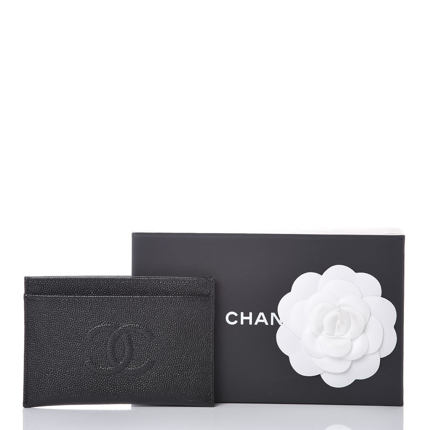 Chanel Caviar Timeless CC Card Holder Black 9 of 9